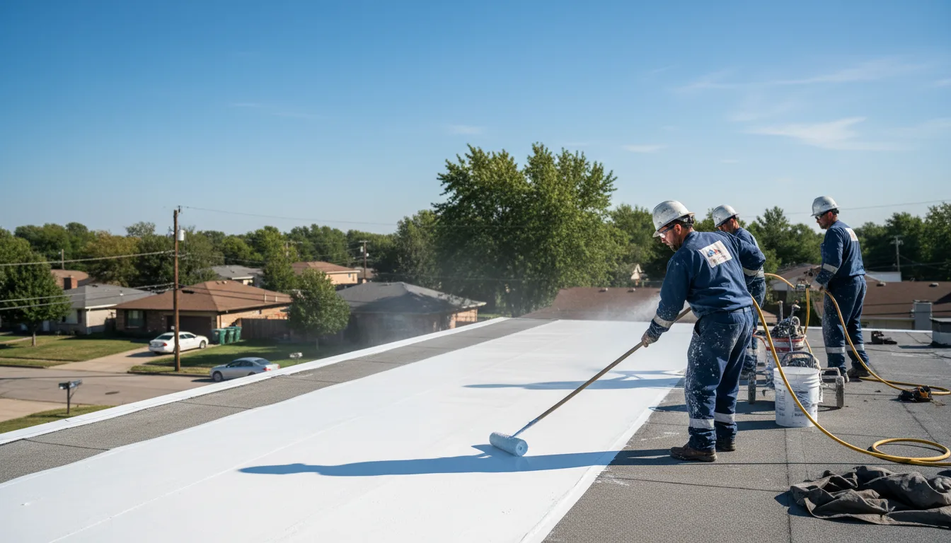 Commercial roof coating in Woodstock Valley, CT near me